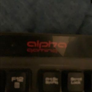 Alpha gaming keyboard